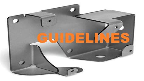 residential sheet metal guidelines|basics of sheet metal design.